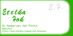 etelka hok business card
